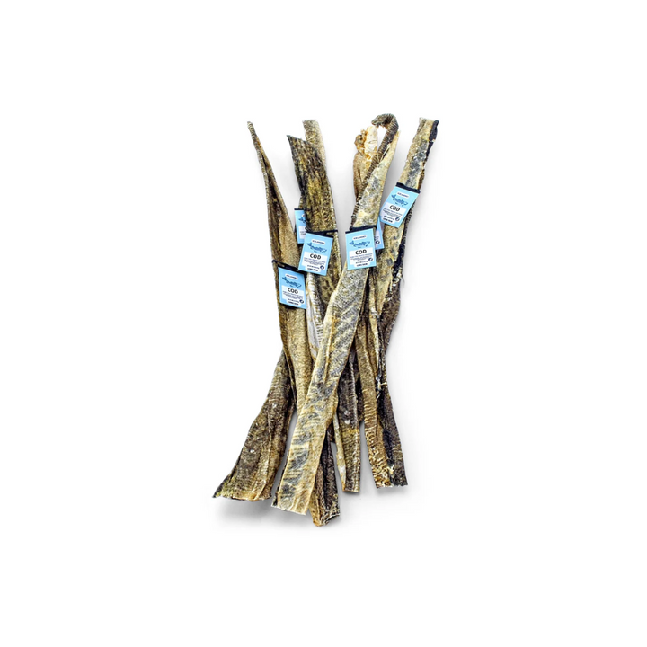 Icelandic+ Dog Treats - Cod Long Skins Dog Chews