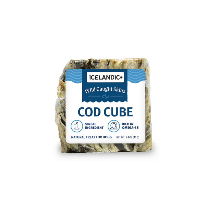 Icelandic+ Dog Treats - Cod Skin Cube