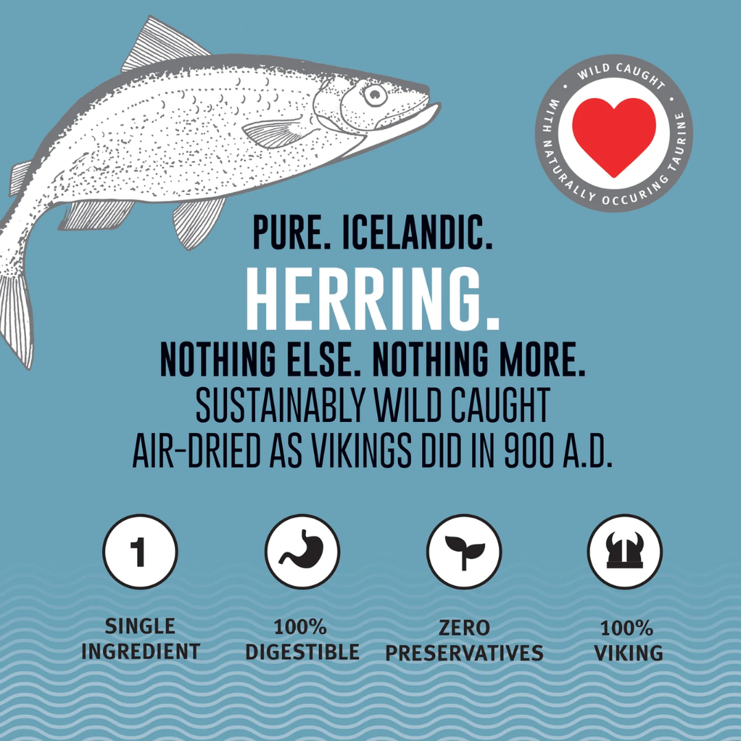 Icelandic+ Dog Treats - Herring Whole Fish