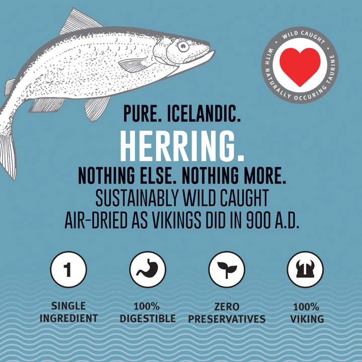 Icelandic+ Dog Treats - Herring Whole Fish