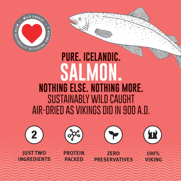 Icelandic+ Dog Treats - Salmon Fish Chips