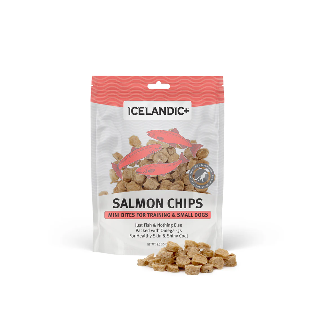 Icelandic+ Dog Treats - Salmon Mini Fish Chips
