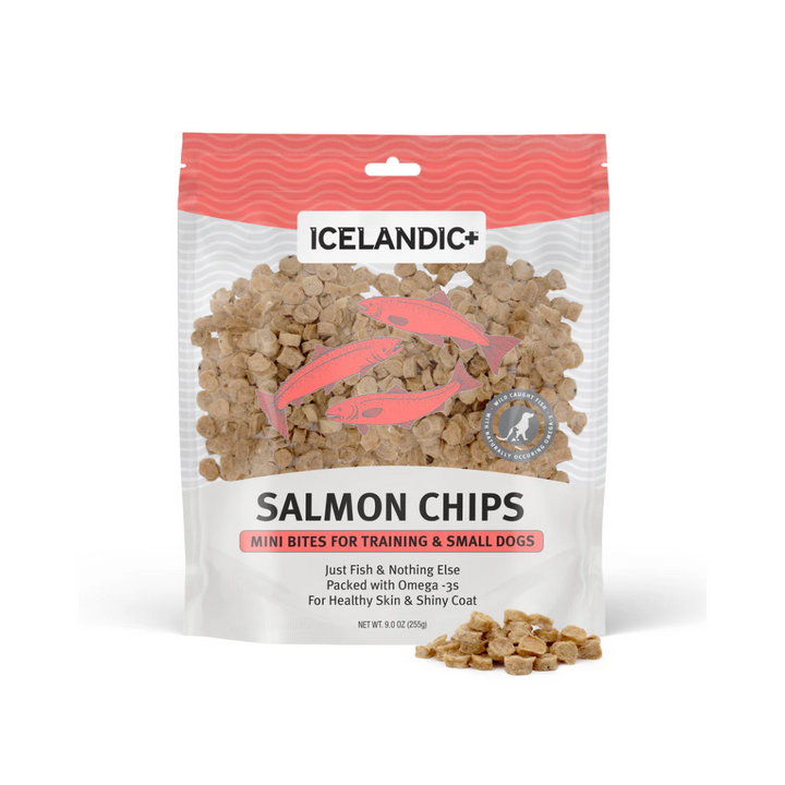Icelandic+ Dog Treats - Salmon Mini Fish Chips