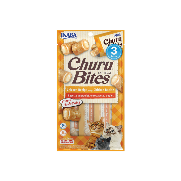 Inaba Cat Treats - Churu Bites Chicken Wrap