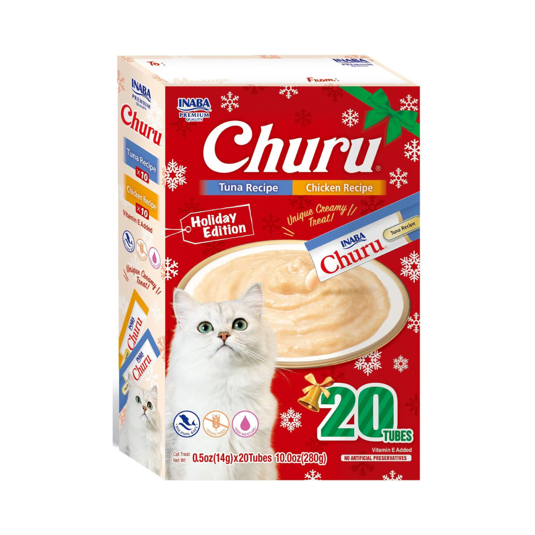 Inaba Cat Treats - Churu Purees Holiday Edition