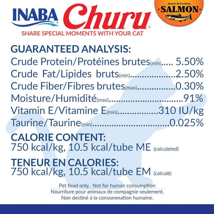 Inaba Cat Treats - Churu Purees Salmon Variety Box