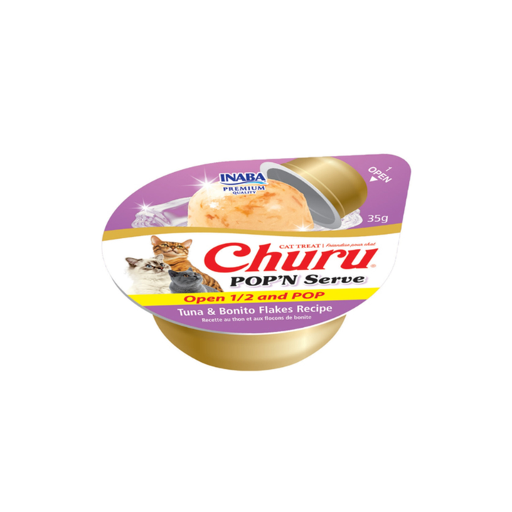 Inaba Cat Treats - POP'N Serve Tuna & Bonito Flakes Recipe