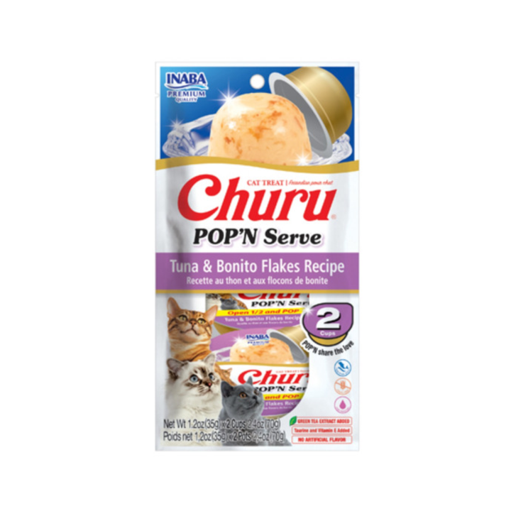 Inaba Cat Treats - POP'N Serve Tuna & Bonito Flakes Recipe