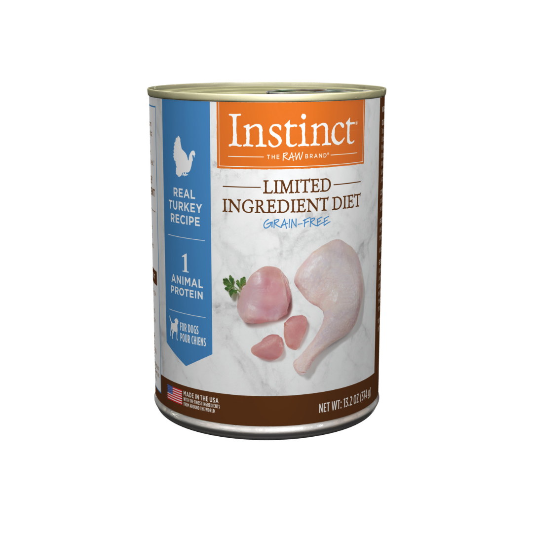 Instinct Wet Dog Food - Limited Ingredient Grain-Free Turkey Recipe Canned