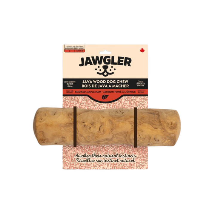 Jawgler Dog Treats - Java Wood Smoked Maple Ham Chew