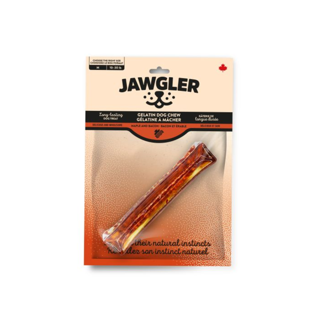 Jawgler Dog Treats - Maple and Bacon Gelatin Chew
