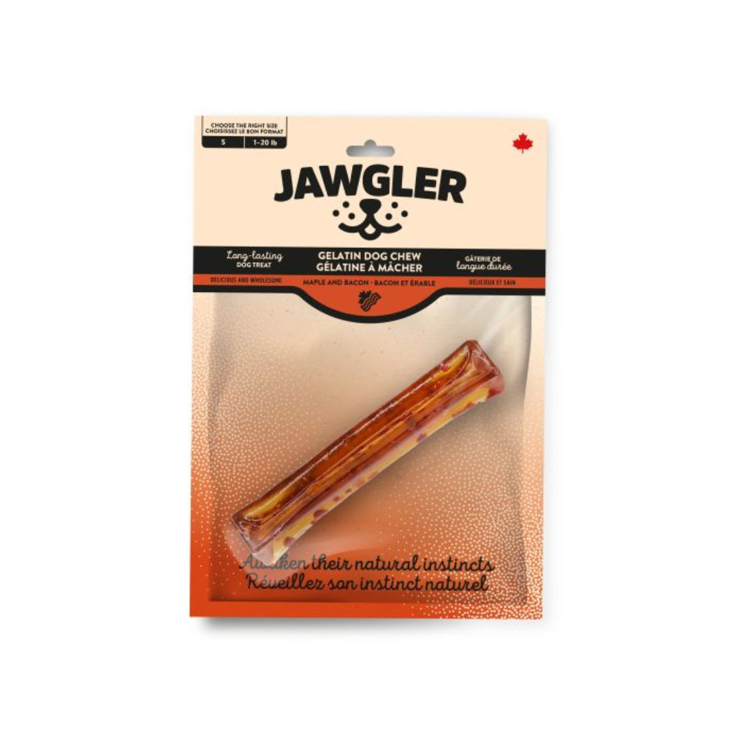 Jawgler Dog Treats - Maple and Bacon Gelatin Chew