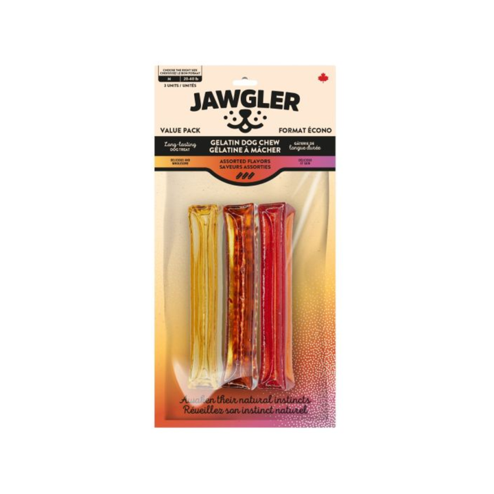 Jawgler Dog Treats - Gelatin Chew Assorted Flavors