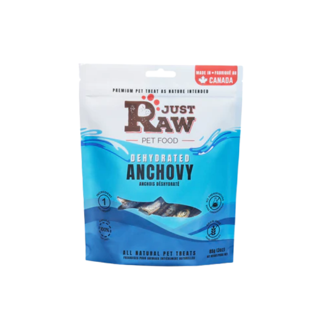 Just Raw Dehydrated Dog Treats - Dehydrated Anchovy
