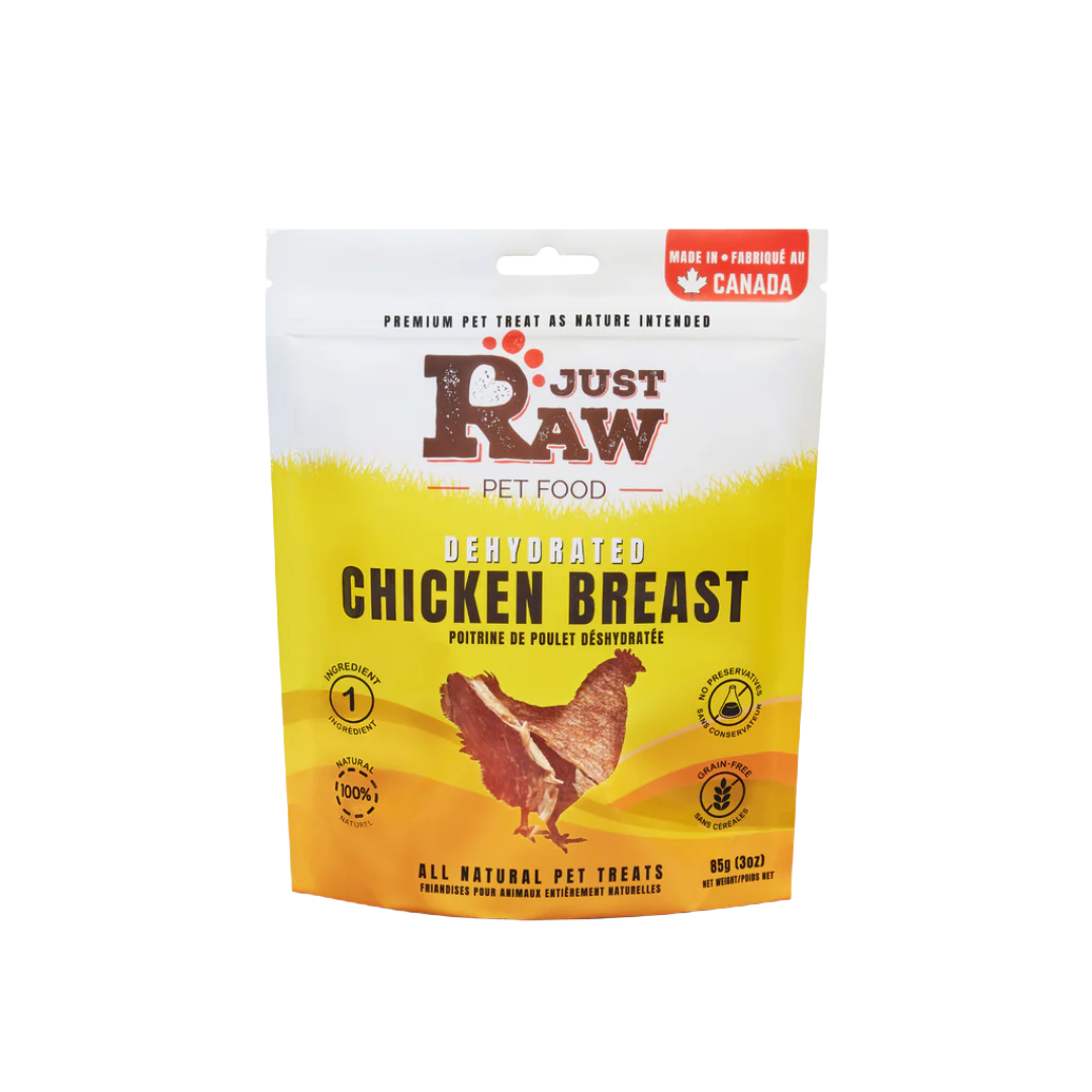 Just Raw Dehydrated Dog and Cat Treats - Chicken Breast