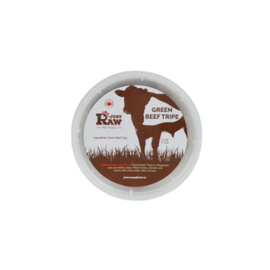 Just Raw Dog Food Topper - Green Beef Tripe
