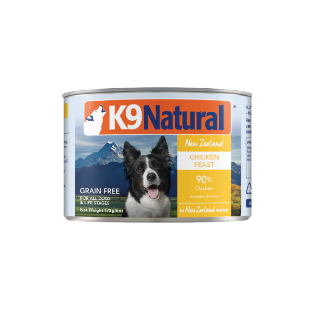 K9 Natural Wet Dog Food - Grain Free New Zealand Chicken Feast in Water Canned