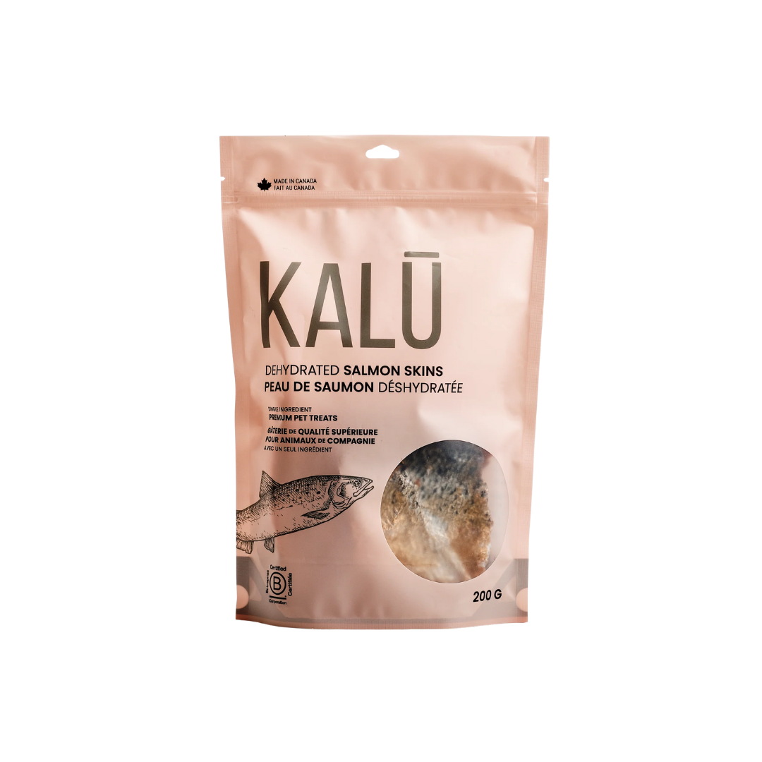 Kalu Dehydrated Dog & Cat Treats - Dehydrated Salmon Skins