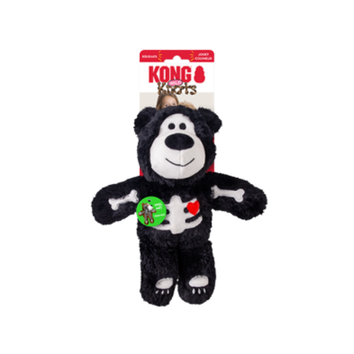 Kong Dog Toy - Halloween Wild Knots Skeleton Bear