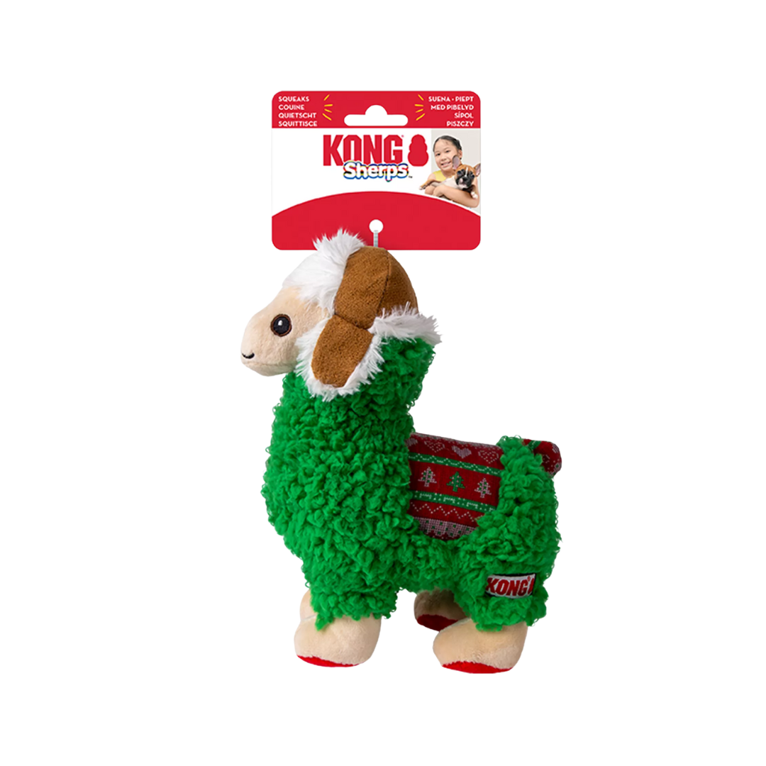 Kong Dog Toy - Holiday Sherps Llama