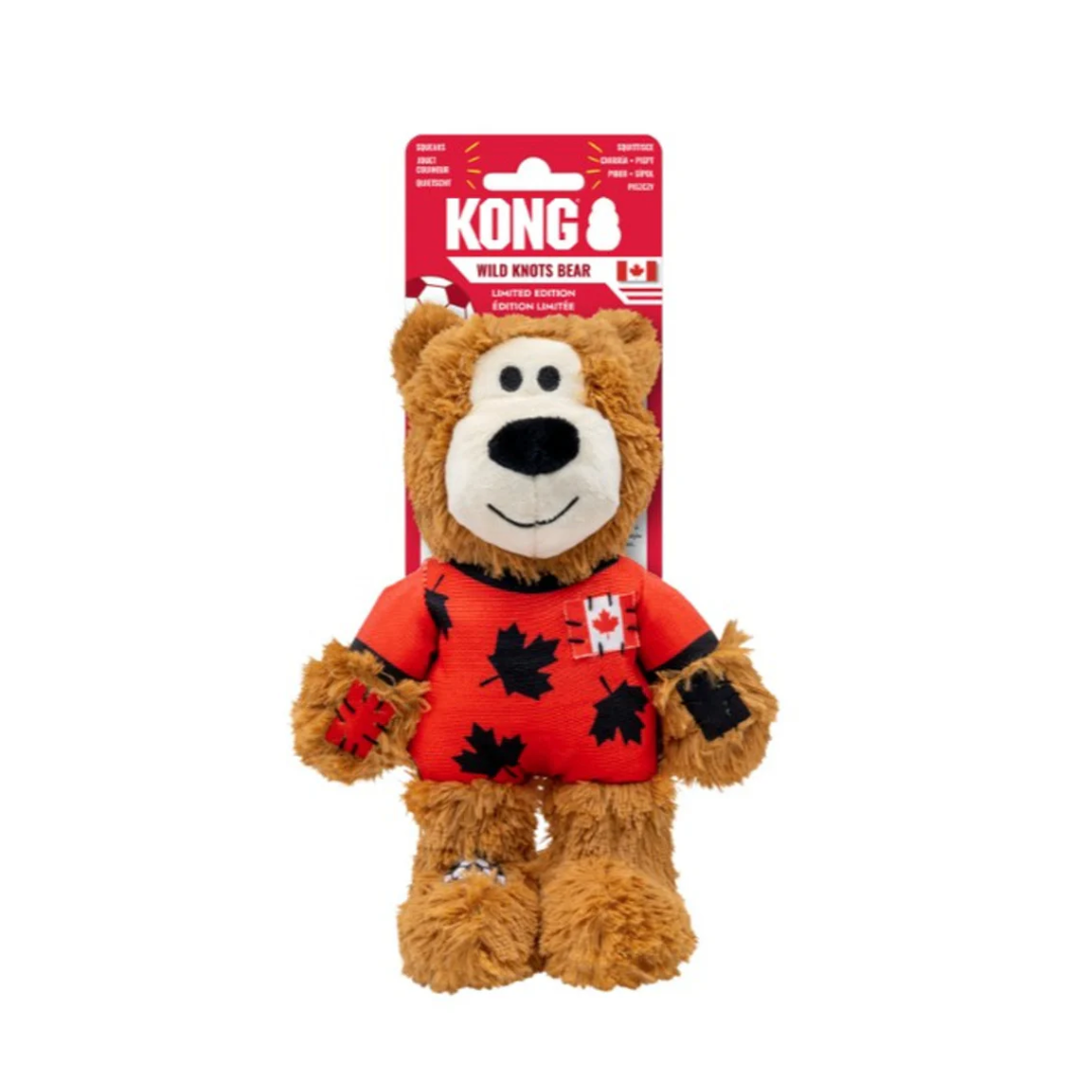 Kong Dog Toy - Limited Edition Wild Knots Sport Bear Canada