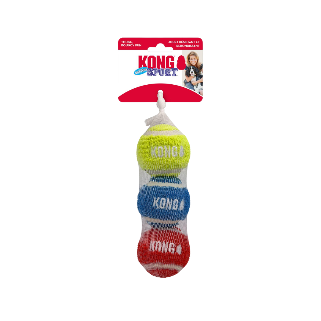 Kong Dog Toy - Sport Softies Balls 3-Pack