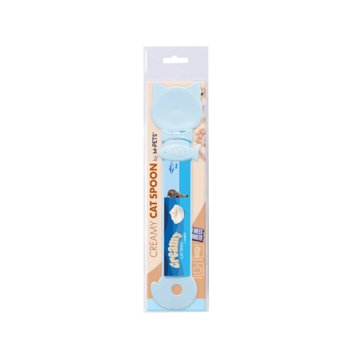 M-PETS Cat Feeder - Creamy CAT Spoon