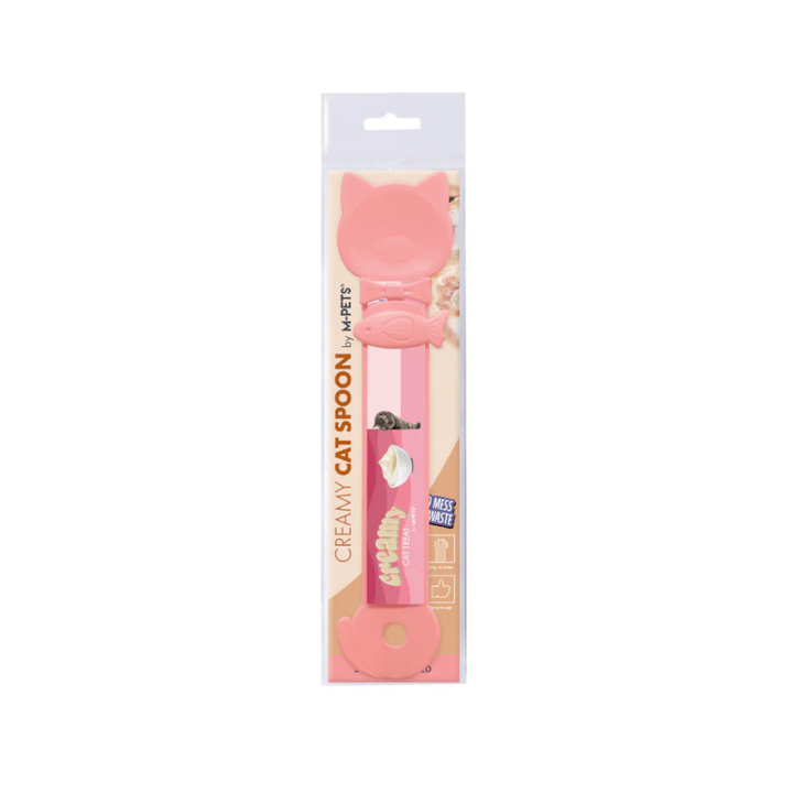 M-PETS Cat Feeder - Creamy CAT Spoon