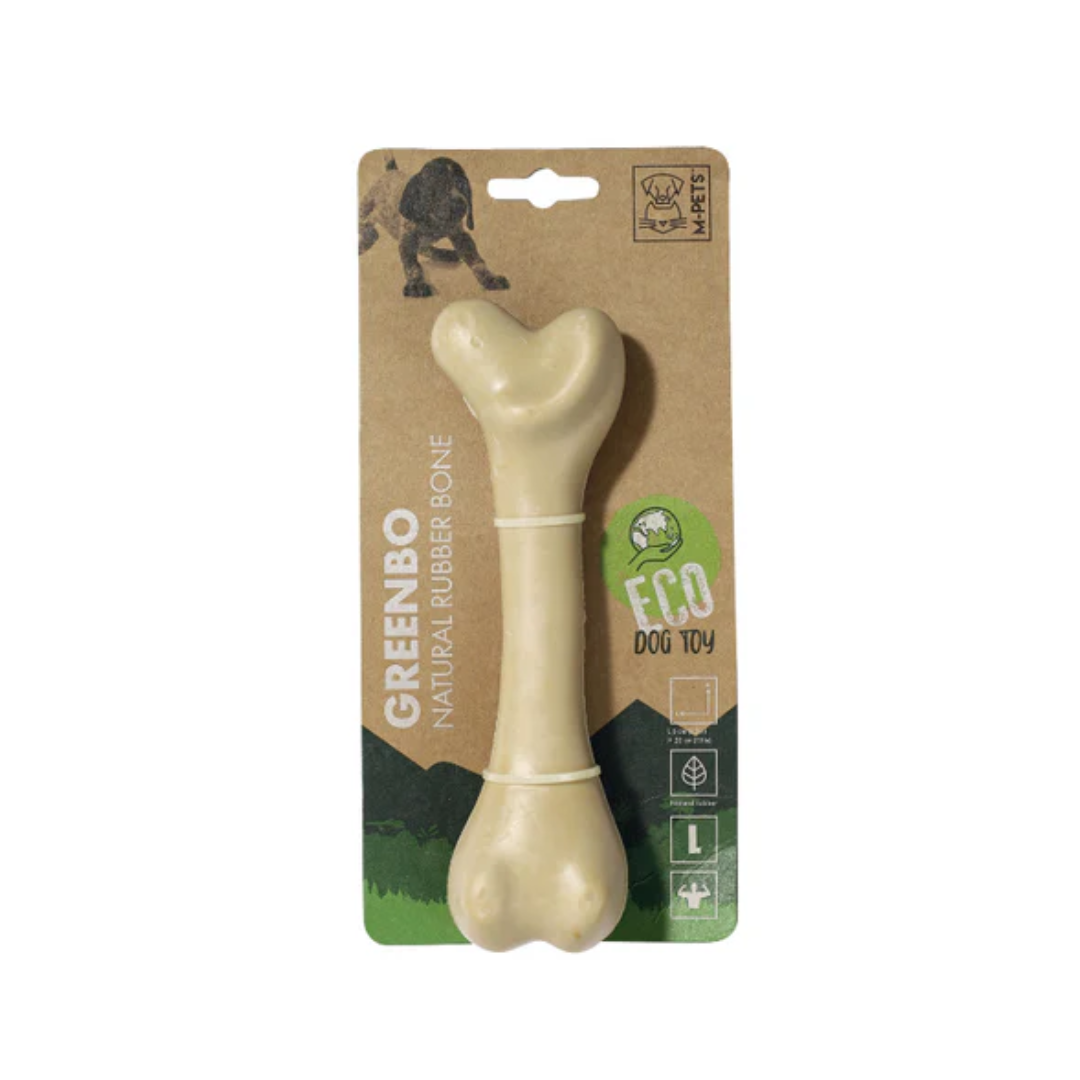 M-PETS Dog Toys - GREENBO Natural Rubber Bones
