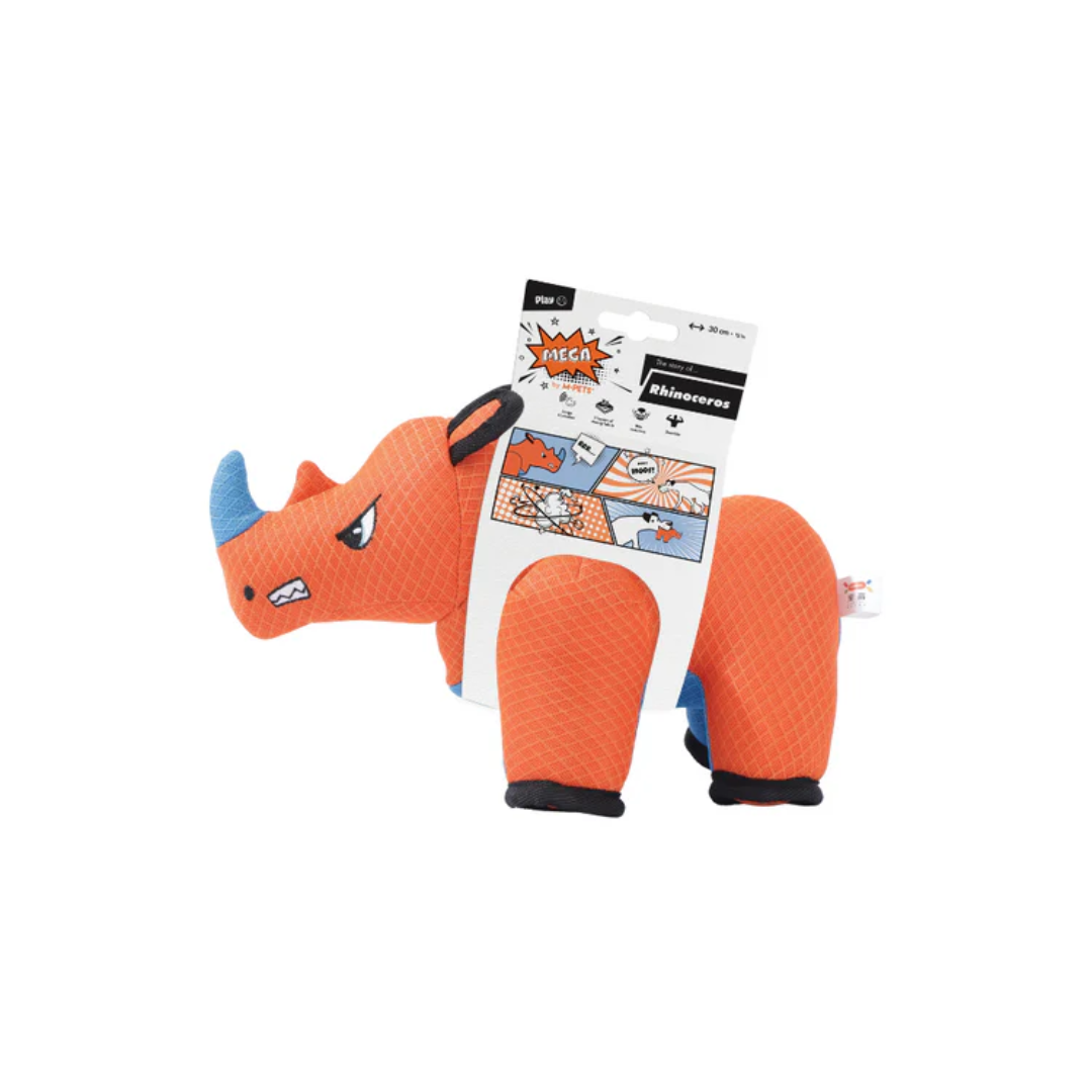 M-PETS Dog Toys - Mega Rhinoceros