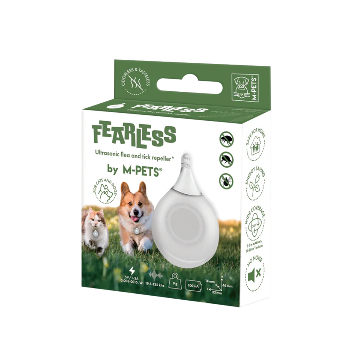 M-PETS Pet Grooming Supplies - Fearless Ultrasonic Flea and Tick Repeller