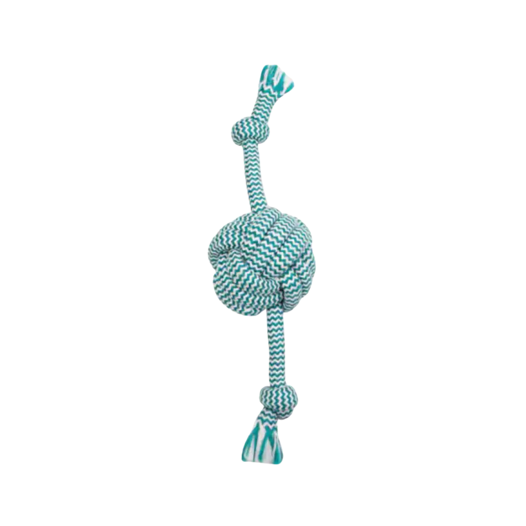 Mammoth Dog Toys - Extra Fresh Monkey Fist Ball with Rope Ends