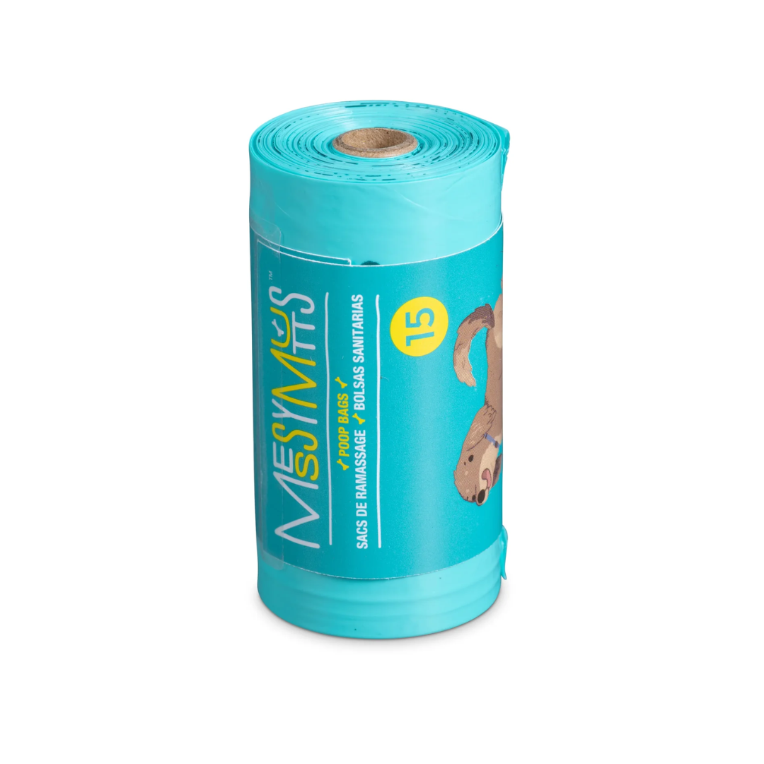 Messy Mutts Pet Waste Bags - Advanced BioRecycle Dog Poop Bags Refill Roll