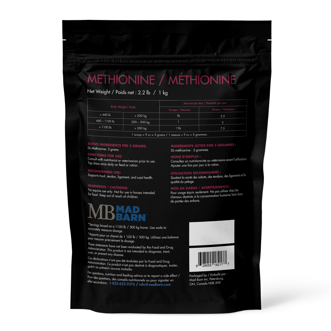 Equine Supplements - Mad Barn DL-Methionine
