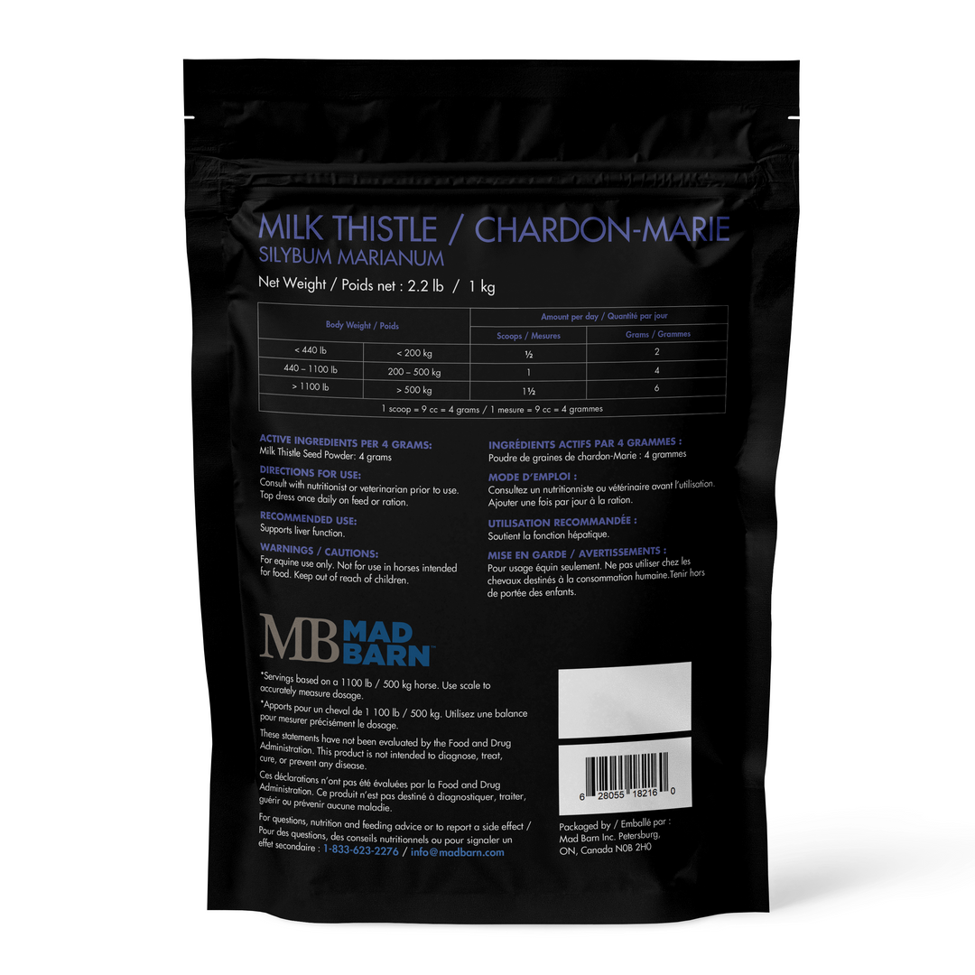 Equine Supplements - Mad Barn Milk Thistle