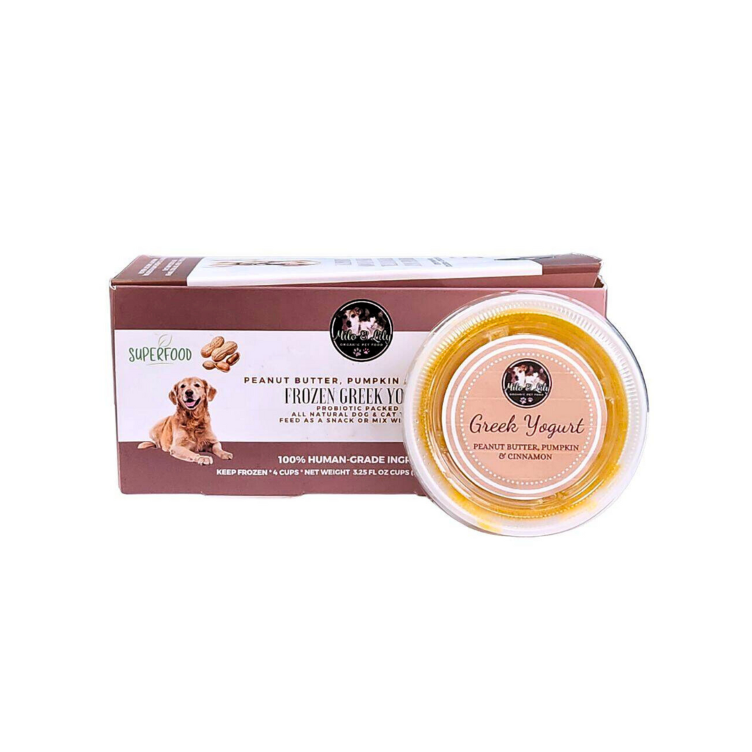 Milo & Lily Frozen Dog Treats - Pumpkin & Cinnamon Yogurt