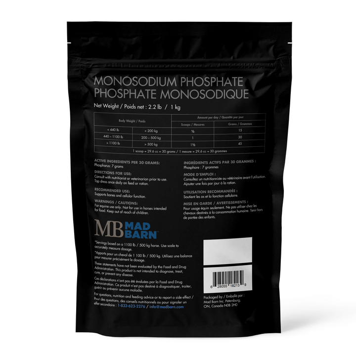 Equine Supplements - Mad Barn Monosodium Phosphate