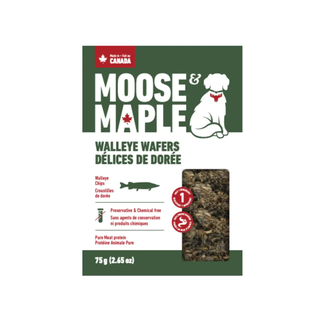 Moose & Maple Dog Treats - Walleye Wafers Walleye Chips