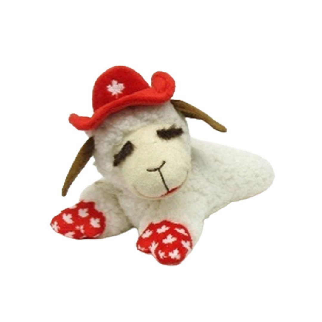 Multipet Dog Toys - Lamb Chop Maple Leaf Hat
