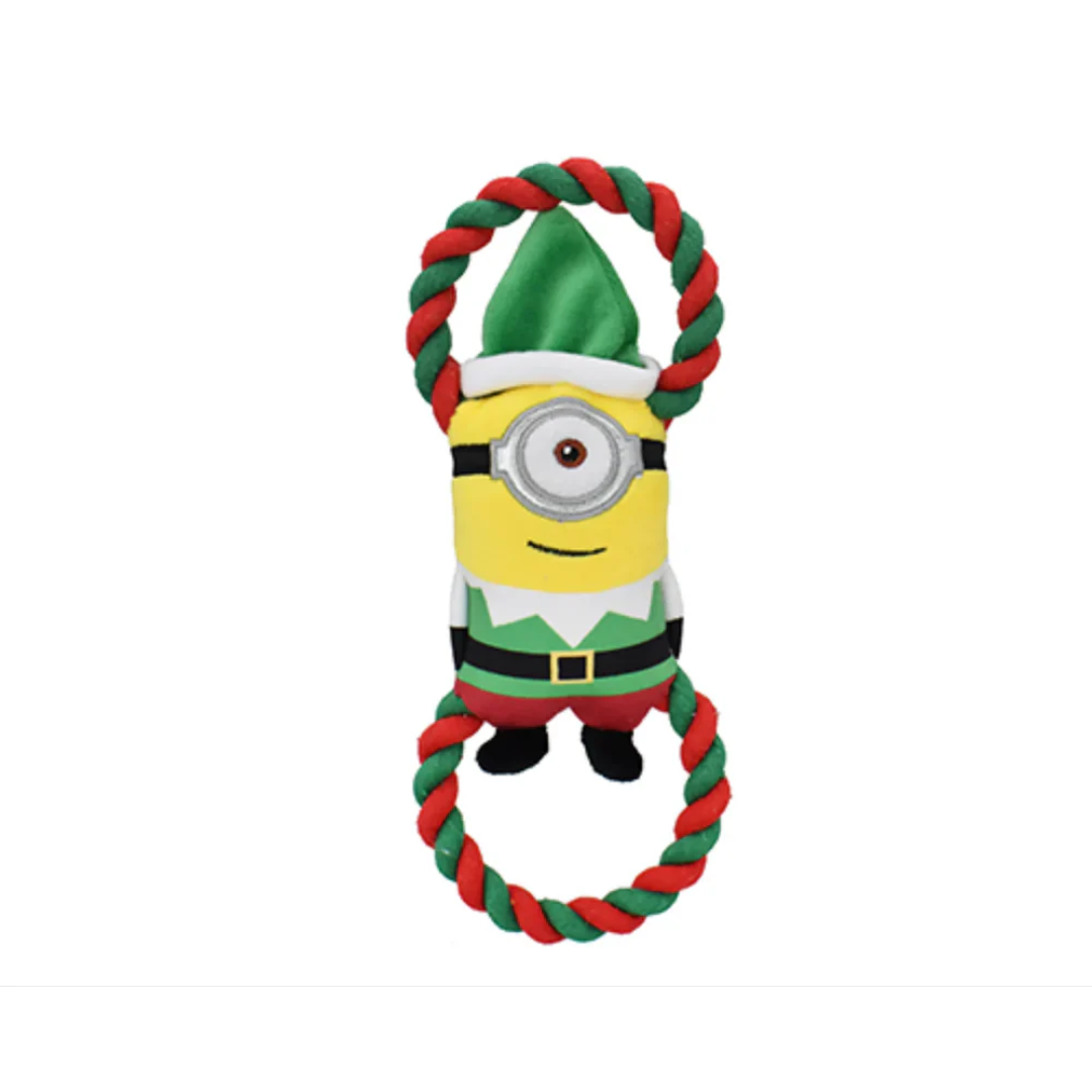Multipet Dog Toys - Minion Stuart the Elf Double Tug