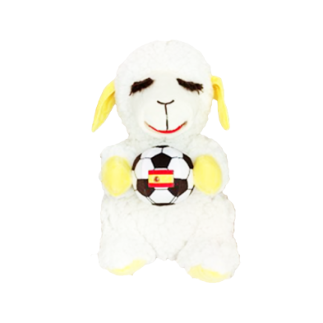 Multipet Dog Toys - Wrinkleez Lamb Chop Soccer Spain