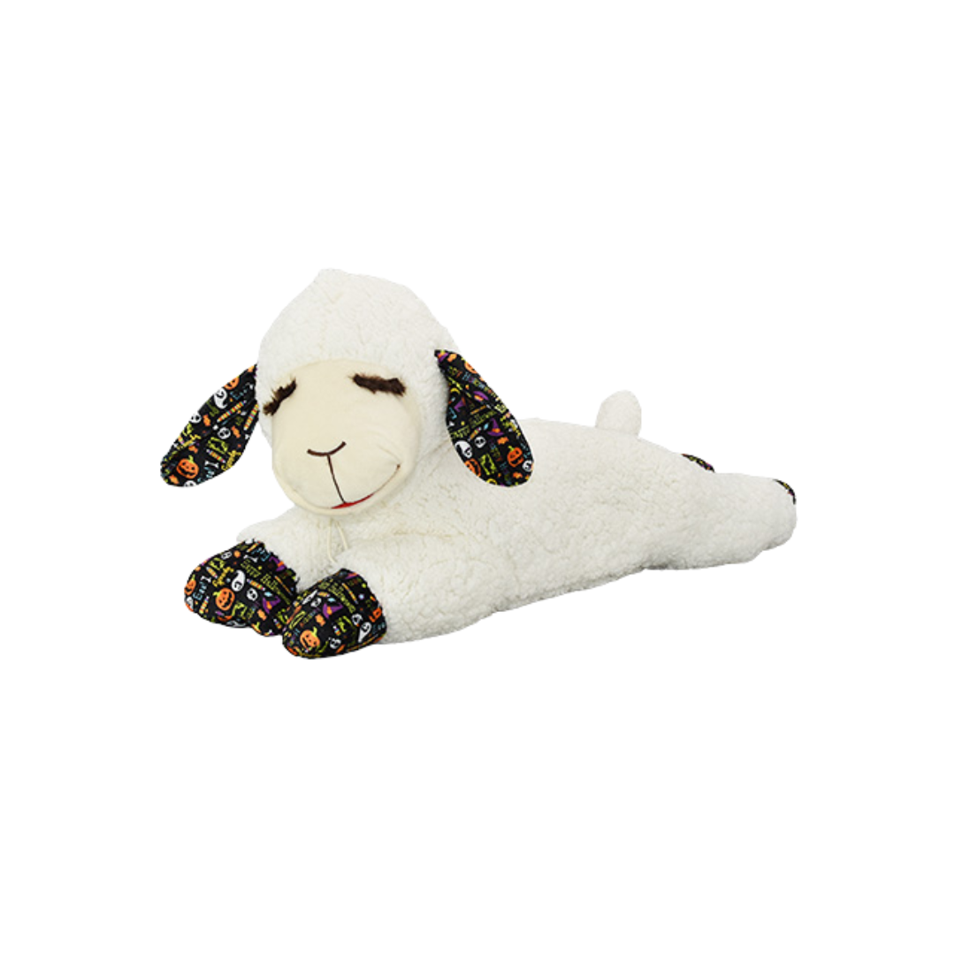 Multipet Dog Toys - Halloween Lamb Chop Pumpkin Print