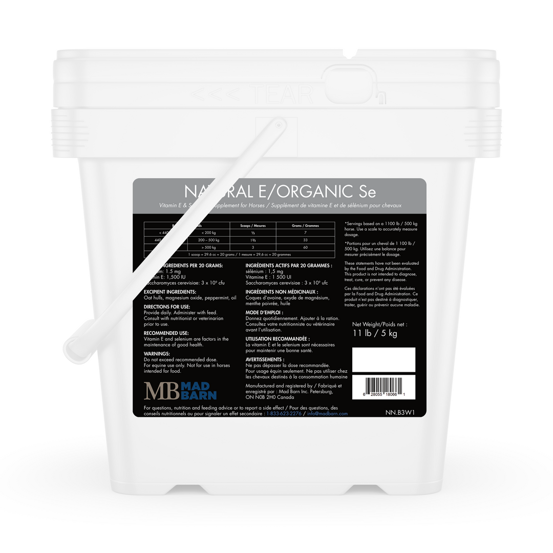 Equine Supplements - Mad Barn Natural E/Organic Se Pellet