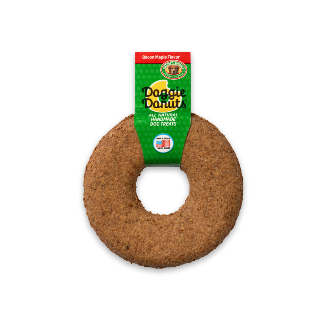 Nature's Animals Dog Treats - Bacon Maple Doggie Donuts