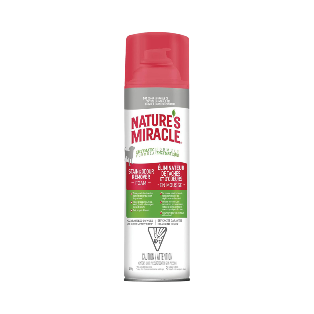 Nature's Miracle Dog Stain and Odor - Stain & Odour Remover Foam Aerosol