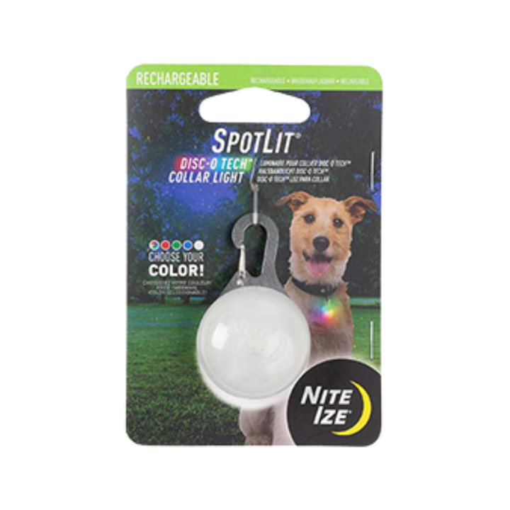 Nite Ize Pet Collars & Harnesses Accessories - SpotLit Collar Light Disc-O