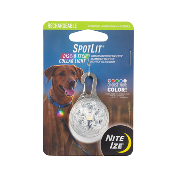 Nite Ize Pet Collars & Harnesses Accessories - SpotLit Collar Light Disc-O