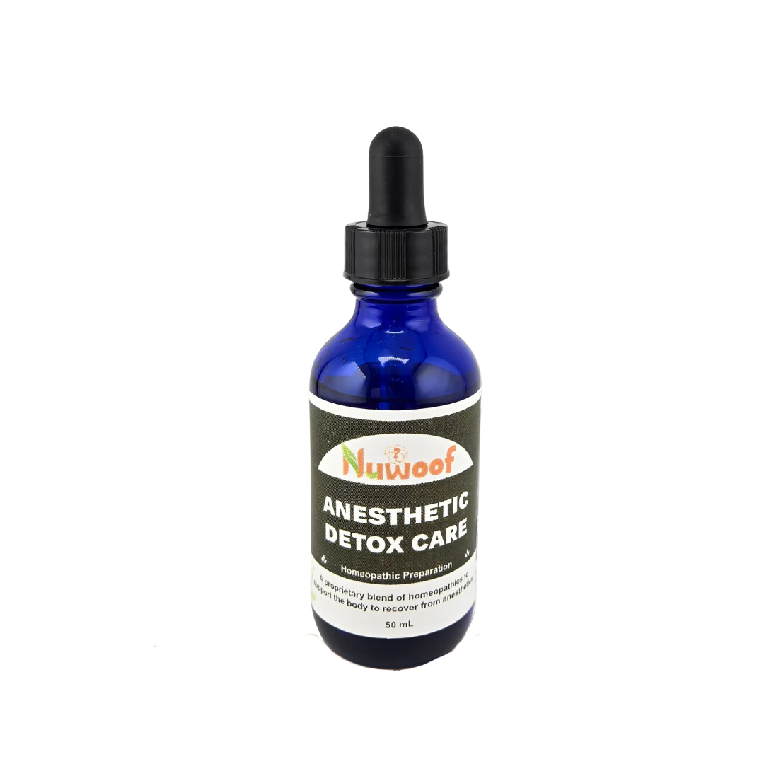 NuWoof Dog Homeopathic Blends - Anesthetic Detox Care
