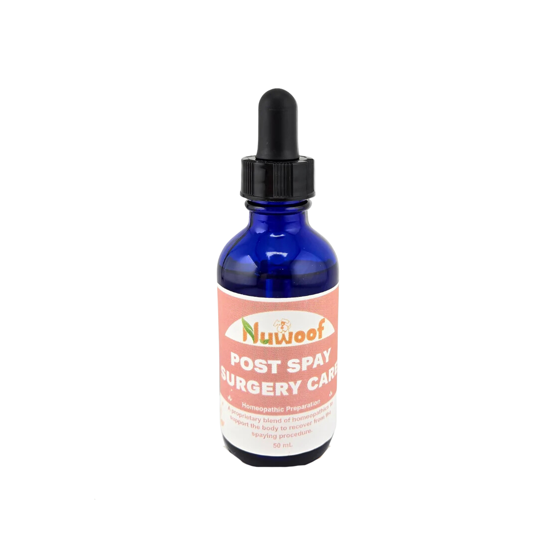 NuWoof Dog Homeopathic Blends - Post Spay Surgery Care