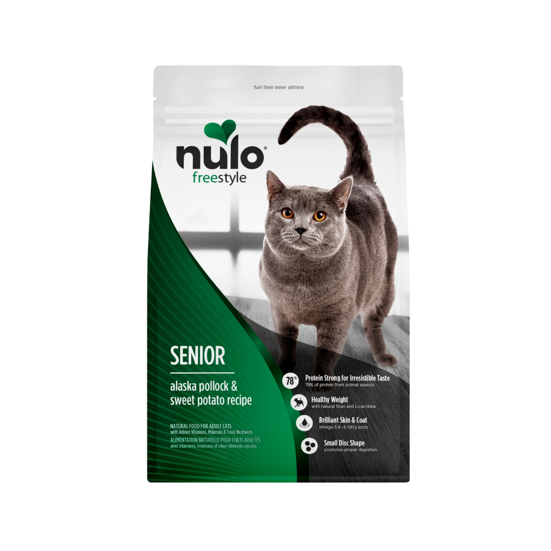 Nulo Freestyle Dry Cat Food - High-Protein Kibble For Seniors Alaska Pollock, Duck & Sweet Potato Recipe